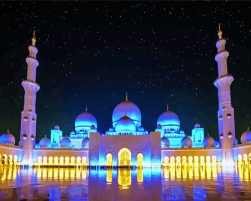 Sheikh Zayed Mosque Diamond Painting