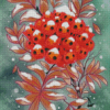 Snowy Rowan Berries Art Diamond Painting