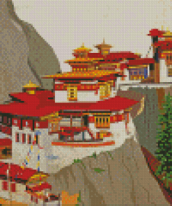 Bhutan Paro Taktsang Diamond Painting