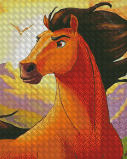 Stallion Spirit Of The Cimarron Diamond Painting