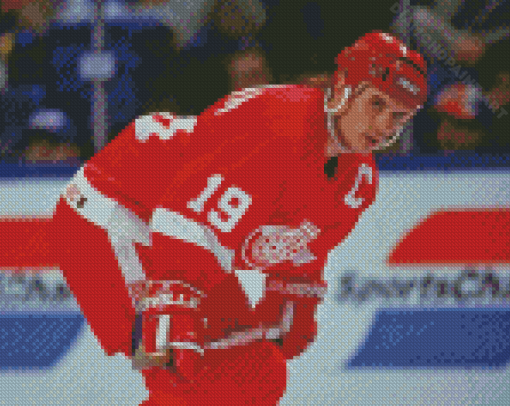 Steve Yzerman Diamond Painting