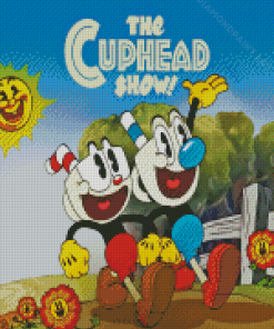 The Cuphead Show Poster Diamond Painting