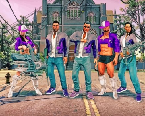 Game Saints Row Diamond Painting