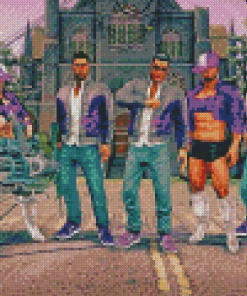 Game Saints Row Diamond Painting