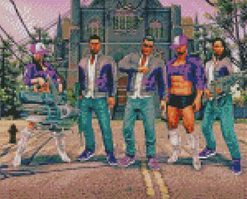 Game Saints Row Diamond Painting