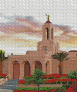 The Newport Beach Temple Diamond Painting