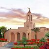 The Newport Beach Temple Diamond Painting