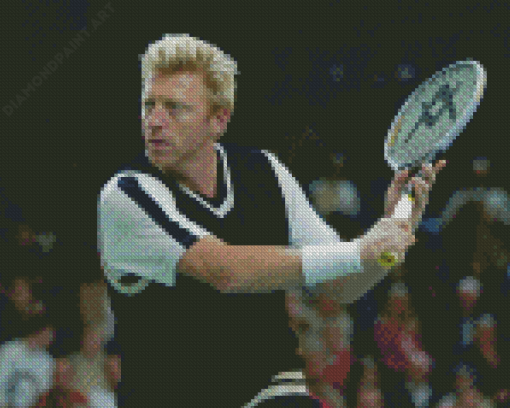 The Player Boris Becker Diamond Painting