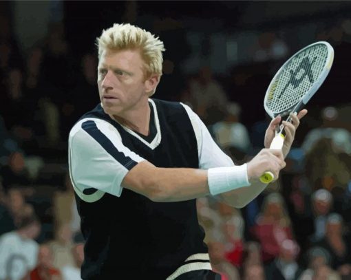 The Player Boris Becker Diamond Painting