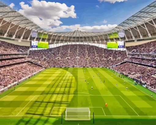 Tottenham Hotspur Stadium Diamond Painting