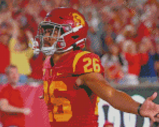 USC Trojans Footballer Diamond Painting