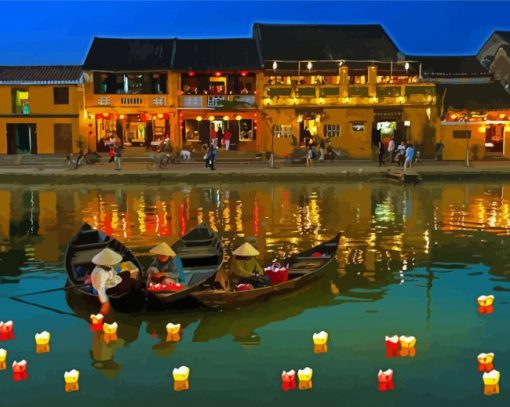 Vietnam Hoi An City Diamond Painting