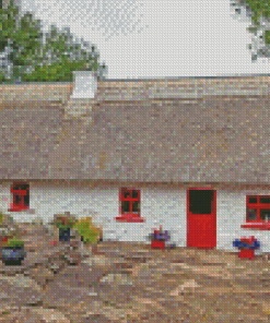 Vintage Irish Cottage Diamond Painting