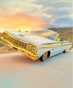 Vintage Low Rider Car Diamond Painting