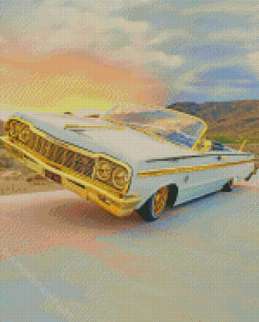 Vintage Low Rider Car Diamond Painting