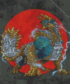 Zinogre Diamond Painting