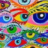 Aesthetic Abstract Eyes Diamond Painting