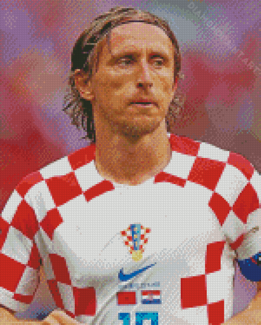 Aesthetic Luka Modric Diamond Painting