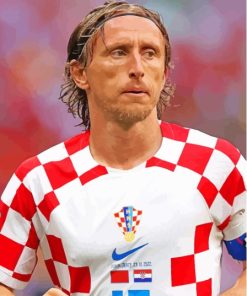 Aesthetic Luka Modric Diamond Painting