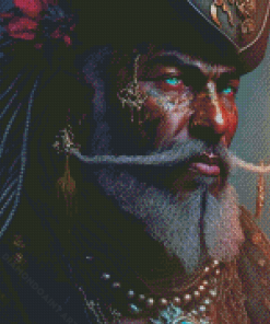 Aesthetic Black Pirate Diamond Painting