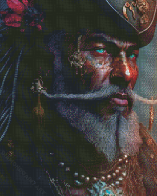 Aesthetic Black Pirate Diamond Painting