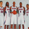 Atlanta Hawks Basketball Players Diamond Painting