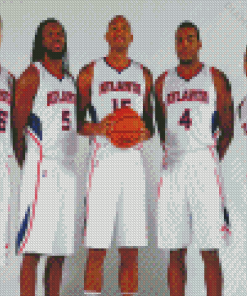 Atlanta Hawks Basketball Players Diamond Painting