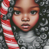 Black Girl Diamond Painting