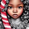 Black Girl Diamond Painting