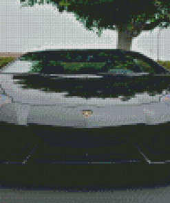 Black Lamborghini Diamond Painting