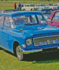 Blue Ford Zephyr Diamond Painting