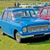 Blue Ford Zephyr Diamond Painting