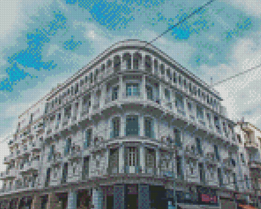 Casablanca Buildings Diamond Painting