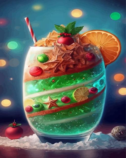 Christmas Drink Diamond Painting