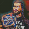 Cool Roman Reigns Diamond Painting