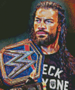 Cool Roman Reigns Diamond Painting