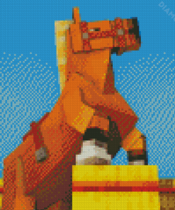 Cool Minecraft Horse Diamond Painting