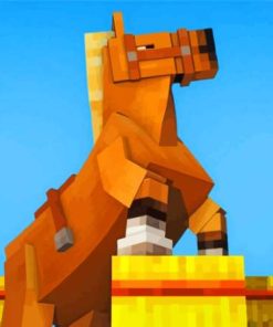 Cool Minecraft Horse Diamond Painting