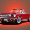 Cool Red Mustang Diamond Painting