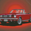 Cool Red Mustang Diamond Painting