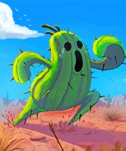 Cute Cactuar Diamond Painting