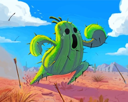 Cute Cactuar Diamond Painting