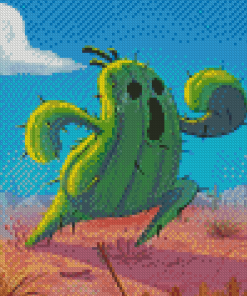 Cute Cactuar Diamond Painting