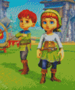 Farm Together Game Diamond Painting