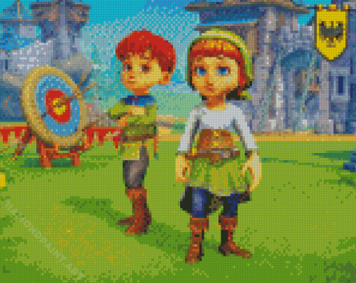 Farm Together Game Diamond Painting