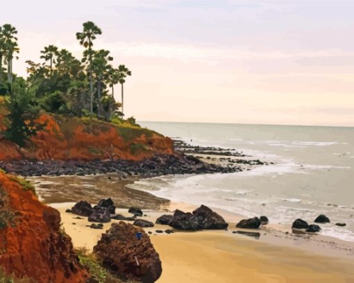 Gambia Beach Diamond Painting