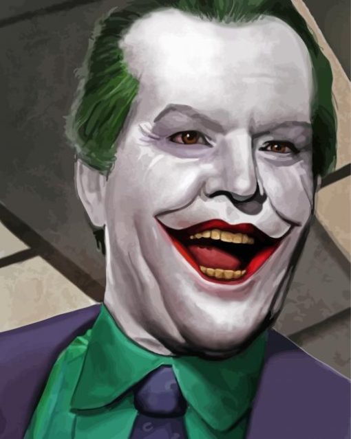 Joker Jack Nicholson Diamond Painting