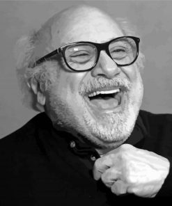 Monochrome Danny Devito Diamond Painting