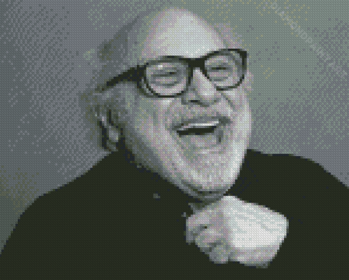 Monochrome Danny Devito Diamond Painting