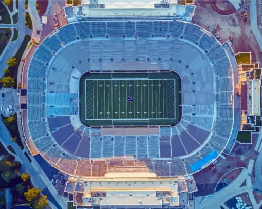 Notre Dame Stadium Diamond Painting